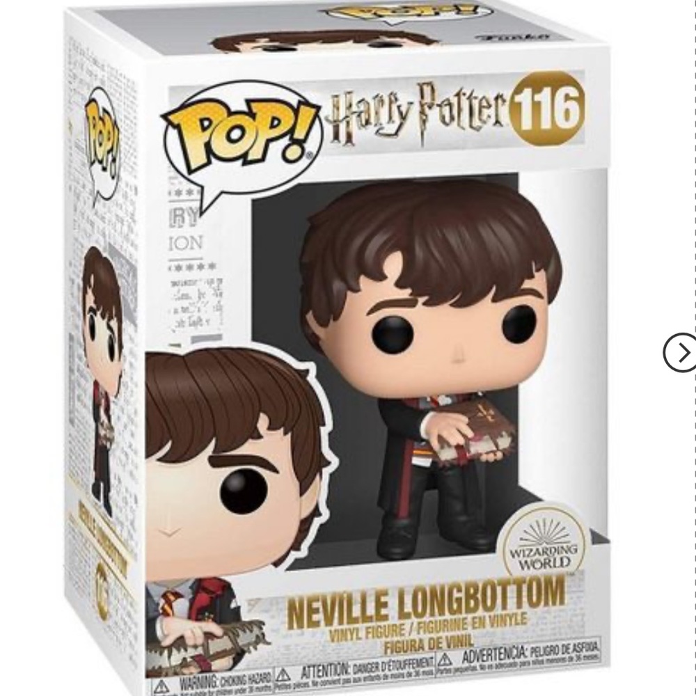 Funko Pop! Harry Potter - Neville Longbottom with Monster Book #116